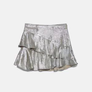 Zara metallic skort